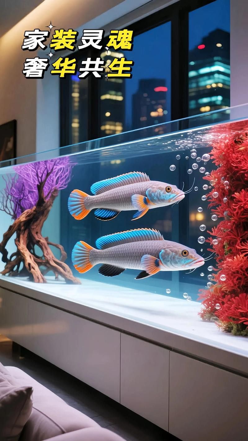 七彩雷龍魚多大能分公母圖片