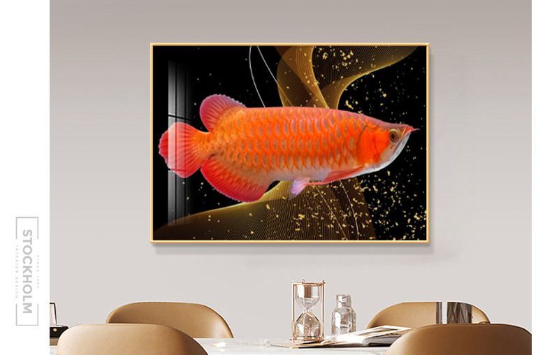 金龍魚壁畫魚頭朝門內還是外：金龍魚壁紙專題模板-金龍魚壁紙專題模板