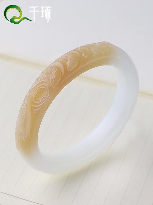 和田玉龍魚手鐲圖片欣賞