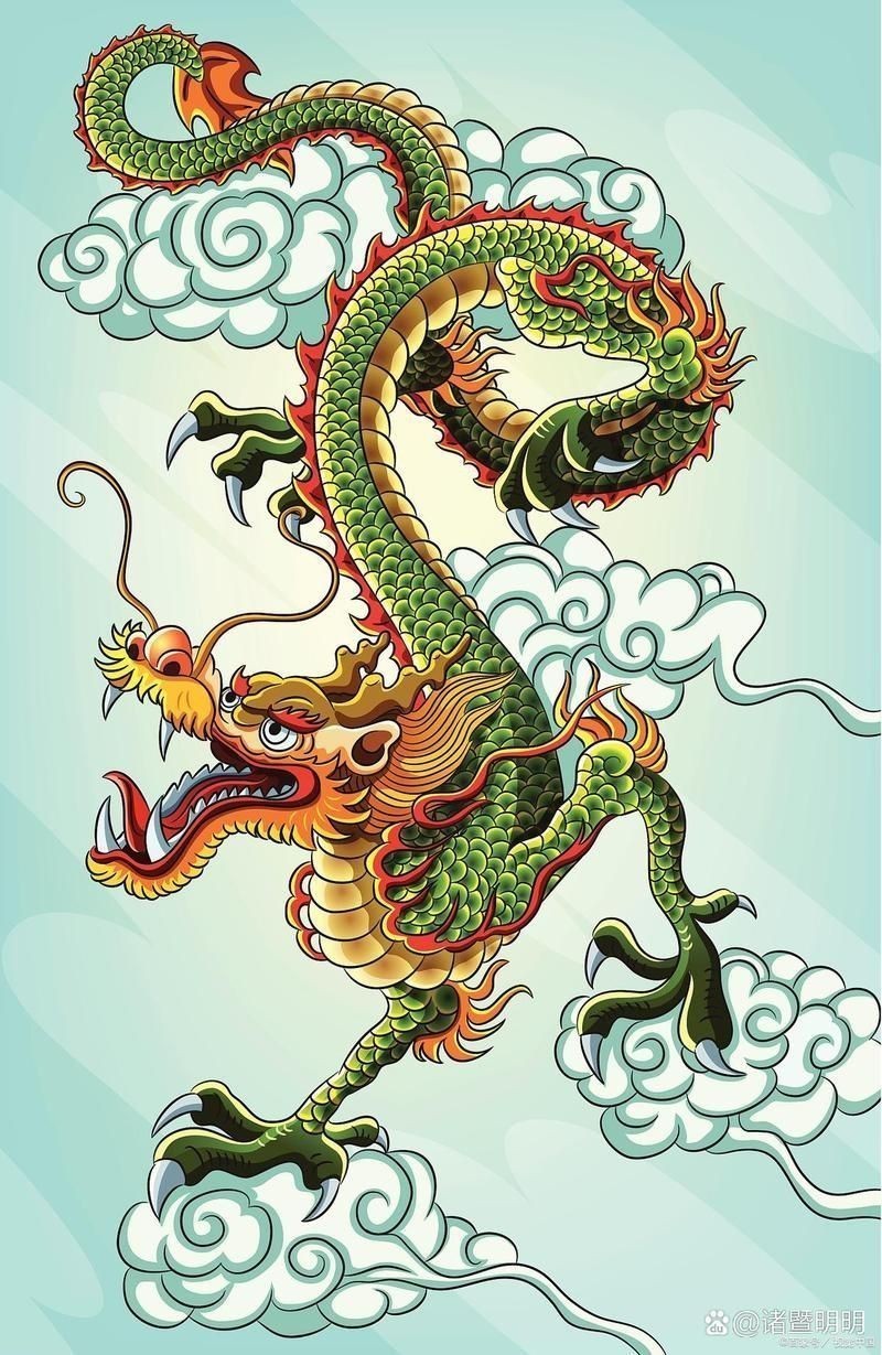 綠龍圖片