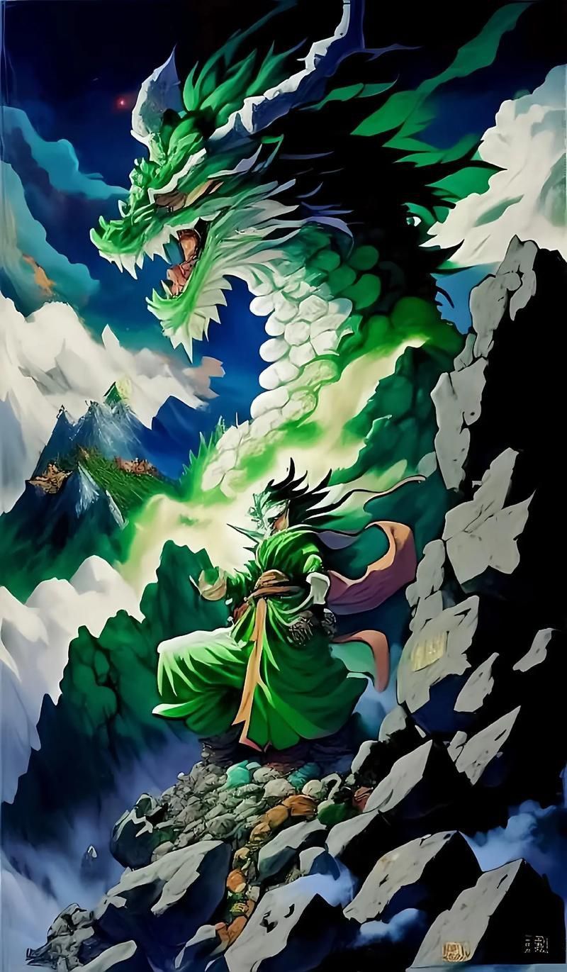 綠龍圖片