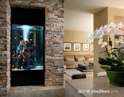 裝修魚缸設(shè)計圖片（魚缸裝修魚缸設(shè)計效果圖和設(shè)計圖片水景設(shè)計效果圖）