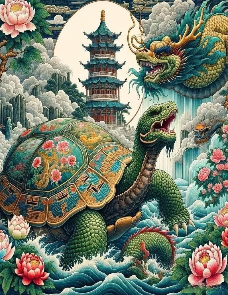 有沒有更多風格的龍龜壁紙？