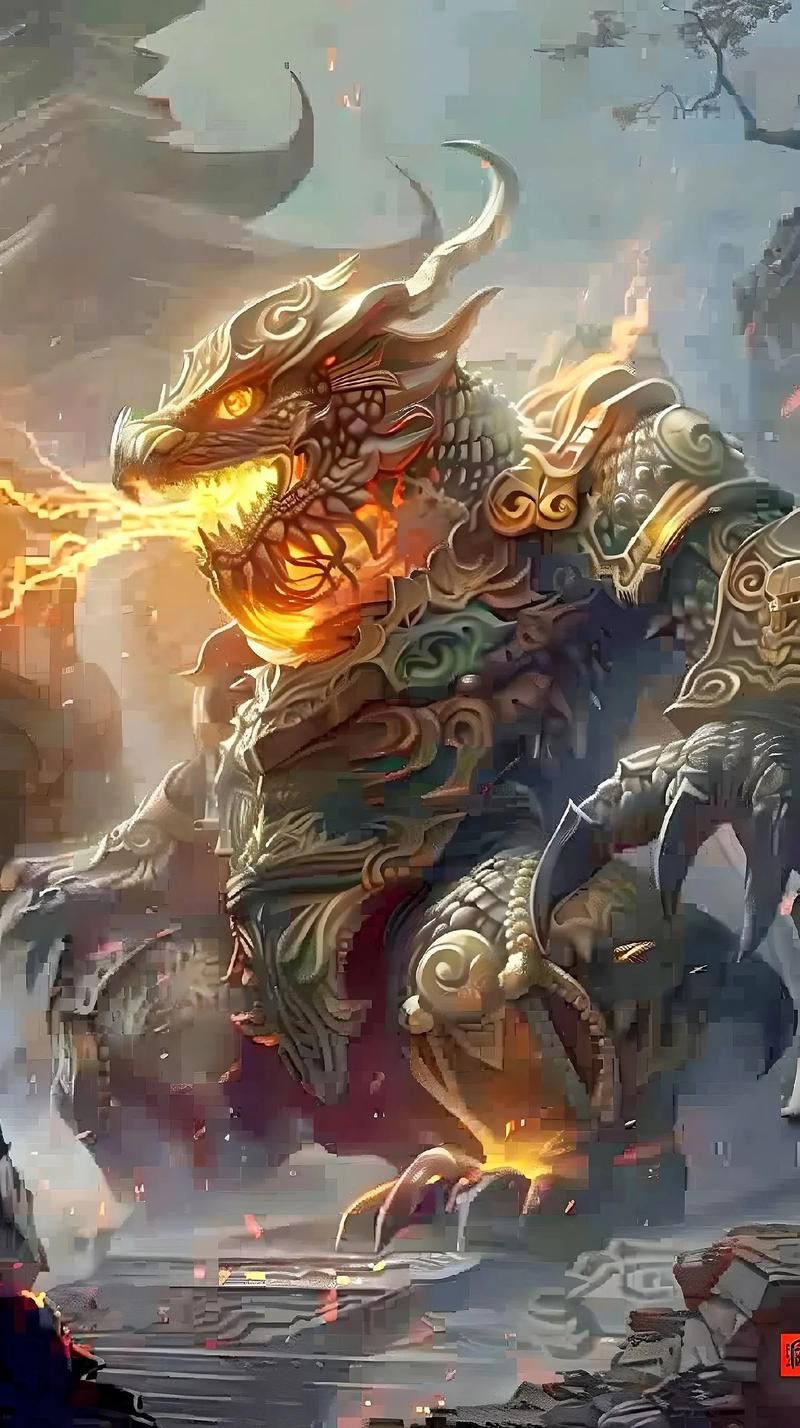 有沒有更多風格的龍龜壁紙？