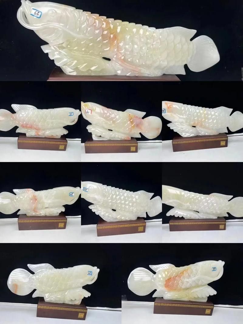 石雕金龍魚擺件圖片欣賞