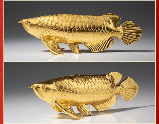 石雕金龍魚擺件圖片欣賞