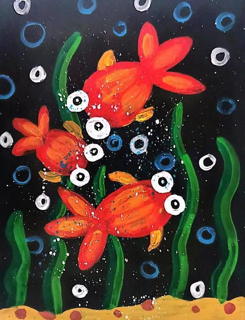 金龍魚圖案作業