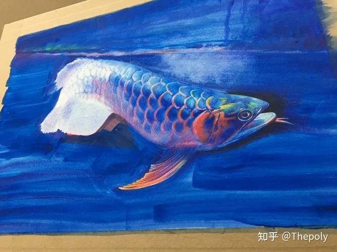 金龍魚圖案作業