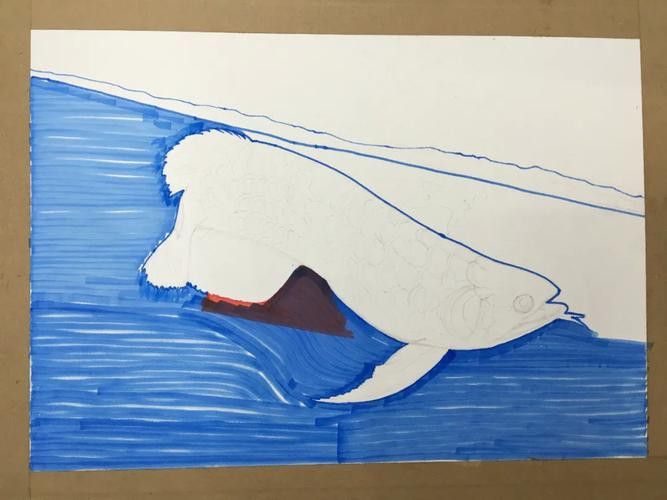 金龍魚圖案作業