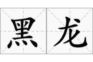 黑龍與西方龍有何區別？