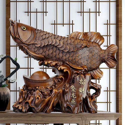 龍魚擺件圖片頭朝右