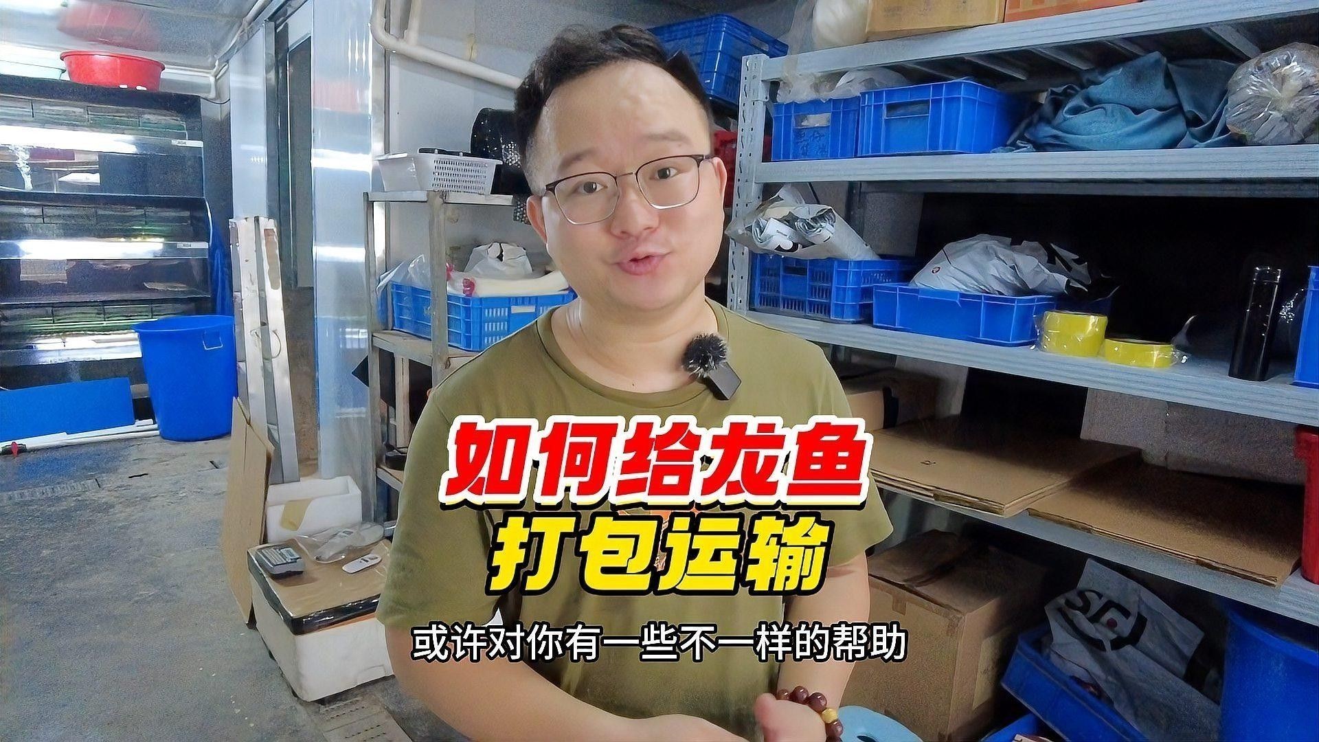 龍魚打包發(fā)貨視頻大全