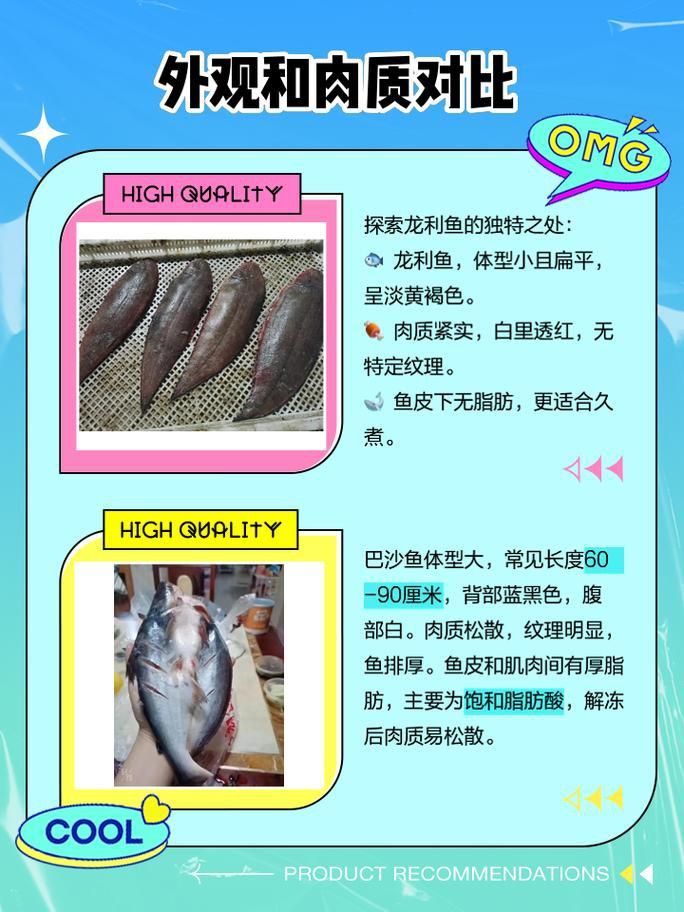 龍利魚和巴沙魚圖片