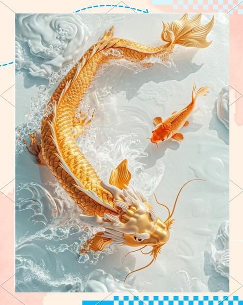 龍魚(yú)圖騰圖片