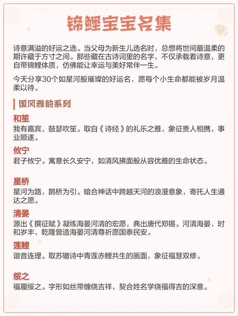 錦鯉最洋氣的名字