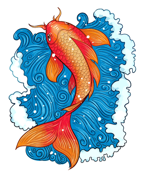 龍魚圖片大全圖片高清壁紙可愛卡通動漫