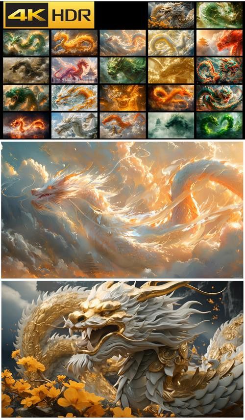 有沒有金龍圖片拍攝模板？