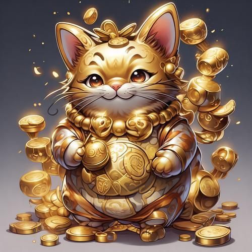 迷你招財貓情侶頭像