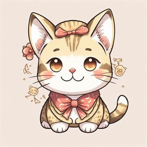 迷你招財貓情侶頭像