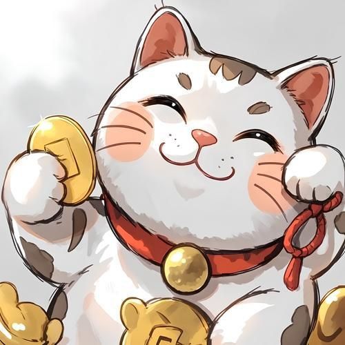 迷你招財貓情侶頭像
