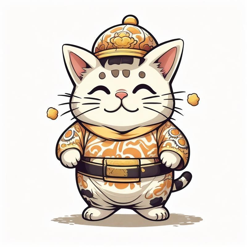 迷你招財貓情侶頭像