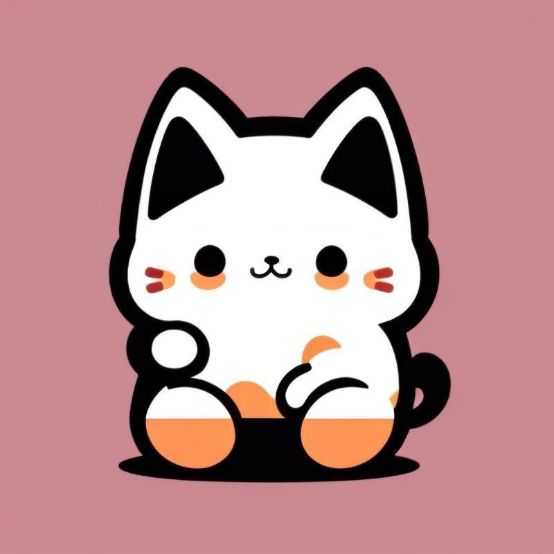 迷你招財貓情侶頭像