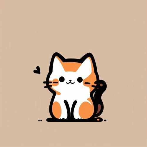 迷你招財貓情侶頭像