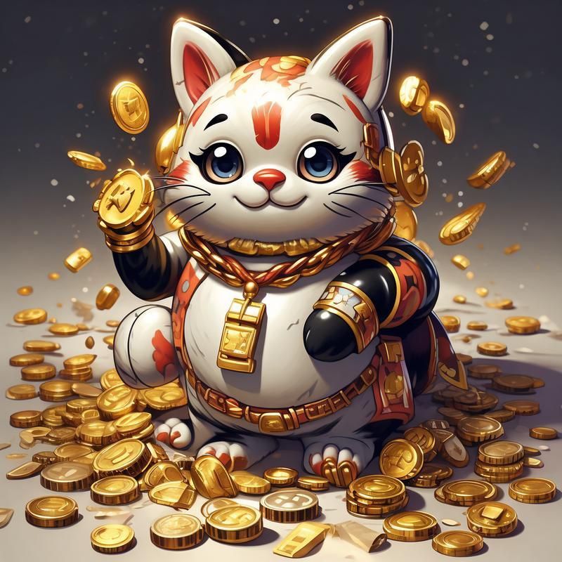 迷你招財貓情侶頭像
