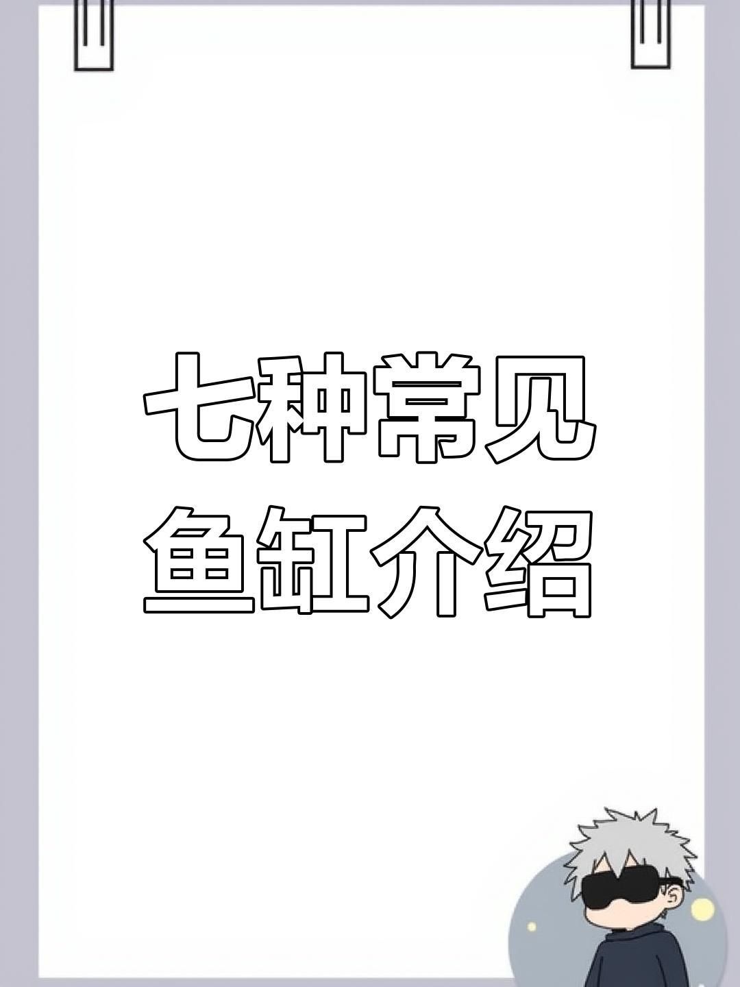 能再詳細介紹幾種魚缸嗎？
