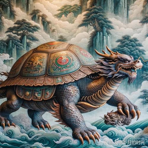 有沒(méi)有不同風(fēng)格的龍龜圖片？