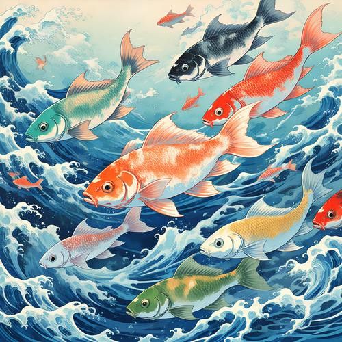 有沒有小龍魚社交行為的gif圖？