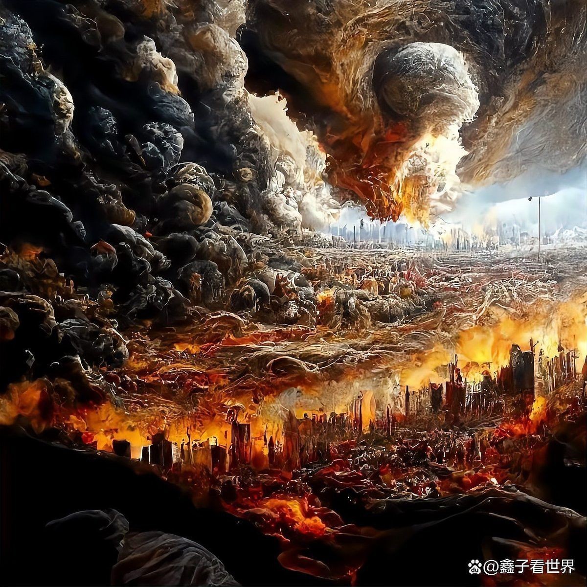 紅龍在《啟示錄》中有類似描述嗎？