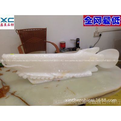 玉石龍魚擺件的寓意和象征意義：玉石龍魚擺件的寓意