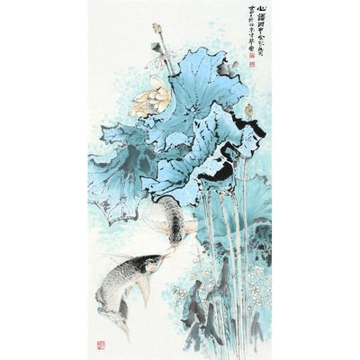 金龍魚畫家王健簡介資料：金龍魚畫家王健的簡介和資料和資料介紹