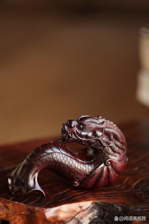 龍魚木雕圖片高清