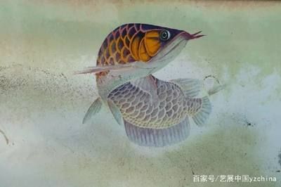 龍魚繪畫作品