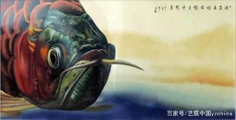 龍魚繪畫作品