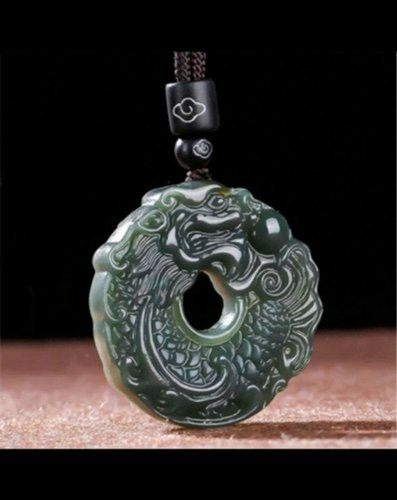 和田玉龍魚吊墜圖片欣賞