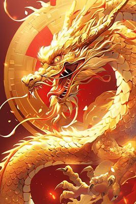 如何找到高清版的金龍頭像？