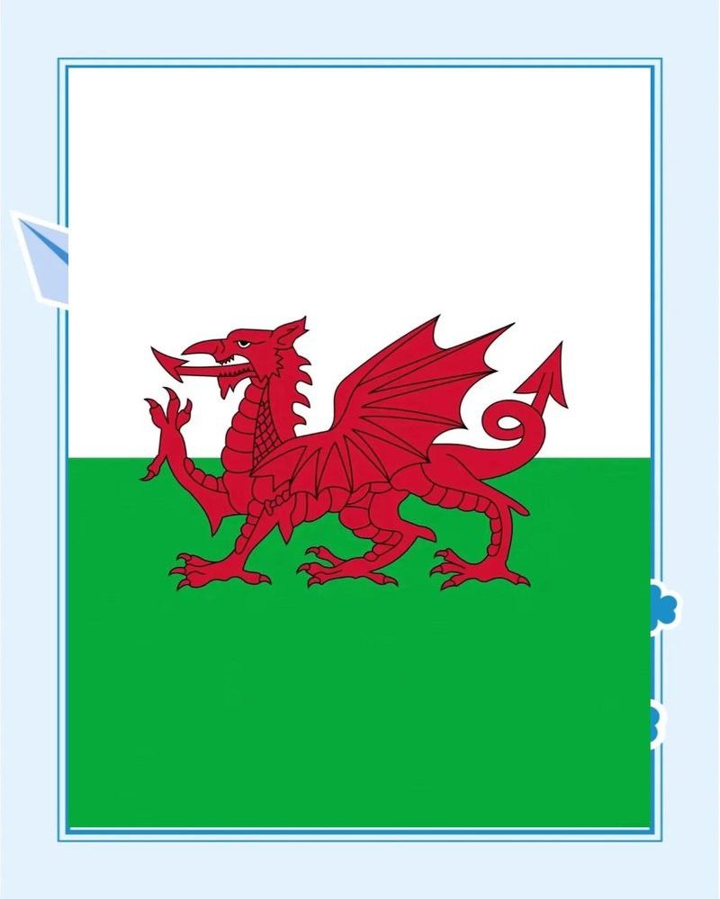 威爾士國旗為何選擇白綠雙色背景？