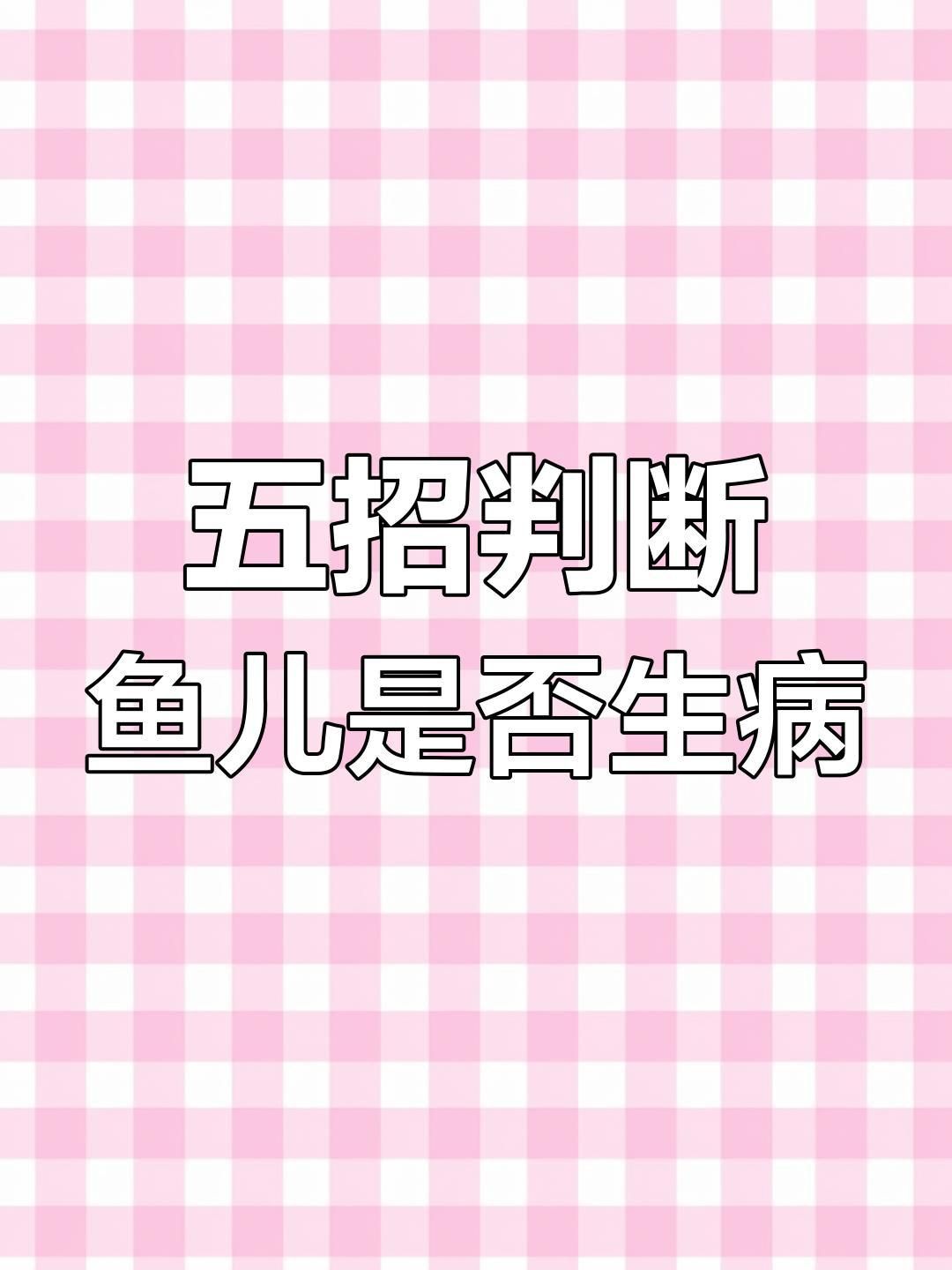 如何判斷魚兒是否生病