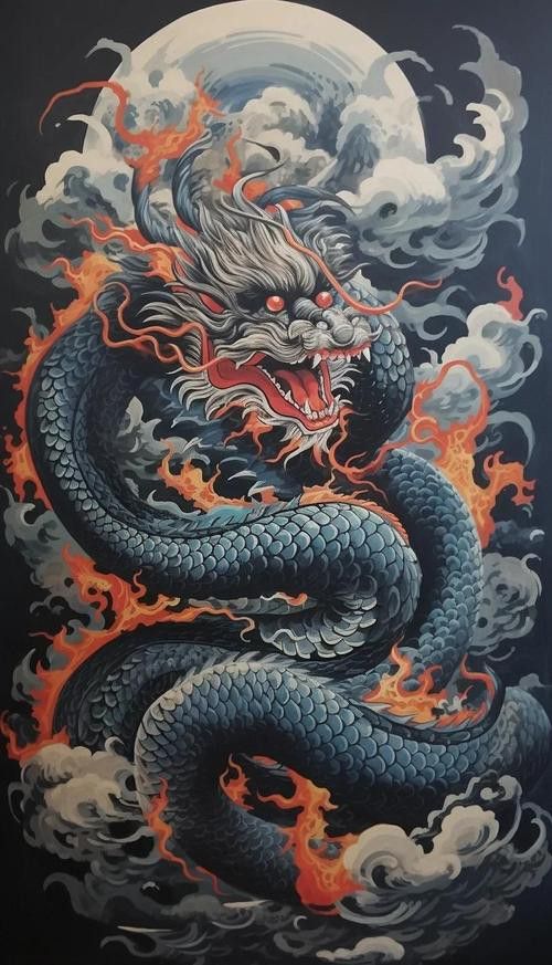 給我一些龍的顏色圖片