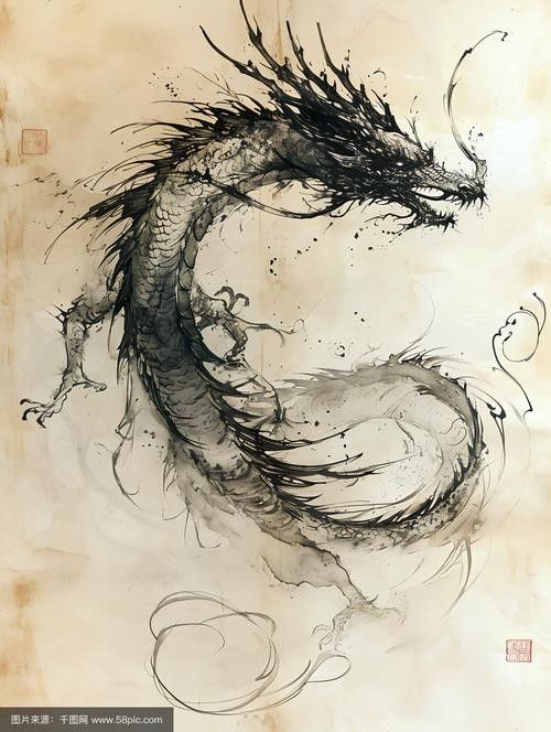 給我一些龍的顏色圖片