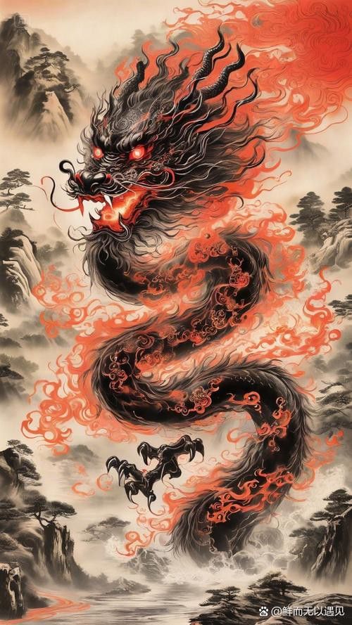 給我一些龍的顏色圖片