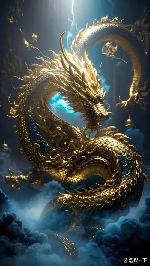 推薦一些高清的招財金龍圖片