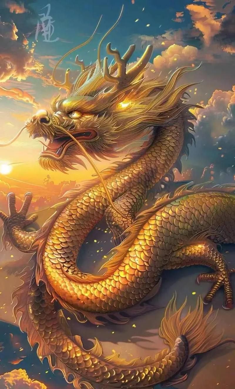 推薦一些高清的招財金龍圖片