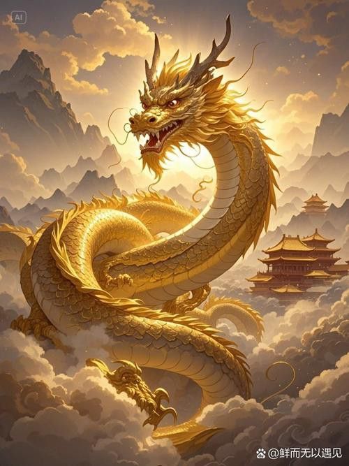 推薦一些高清的招財金龍圖片