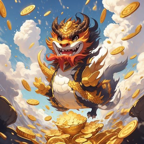 提供更多招財龍的設計圖片