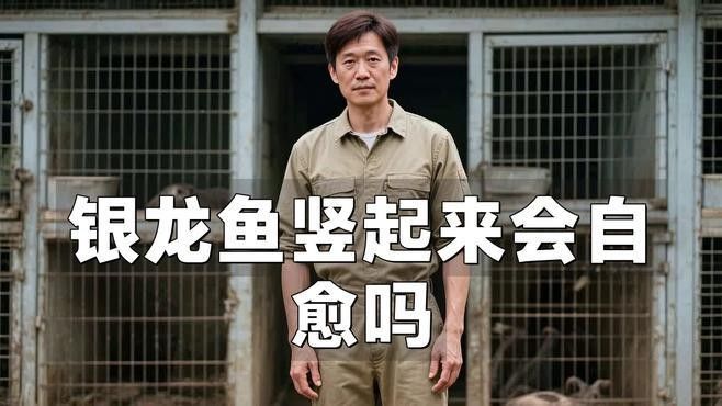 銀龍魚豎著游怎么辦