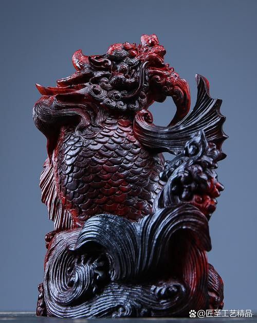 龍魚雕塑圖片欣賞
